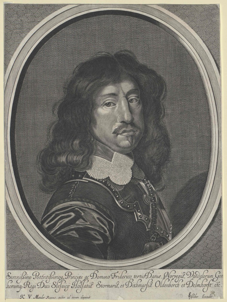 Rei da Dinamarca Frederico III de Artist Unknown