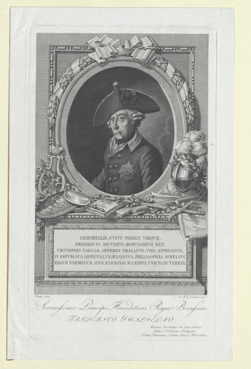 Rei da Prússia Frederico II de Artist Unknown
