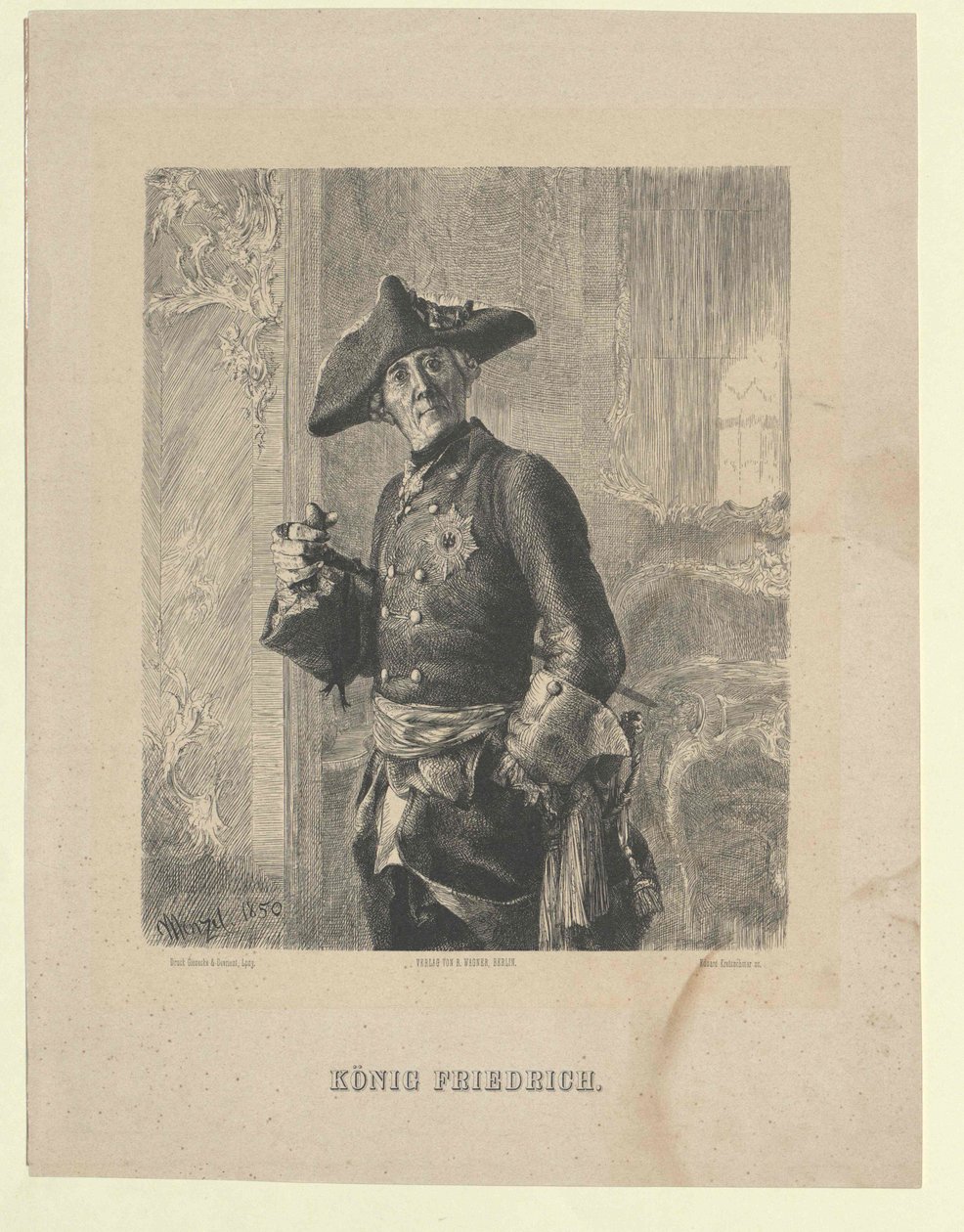 Rei da Prússia Frederico II de Artist Unknown