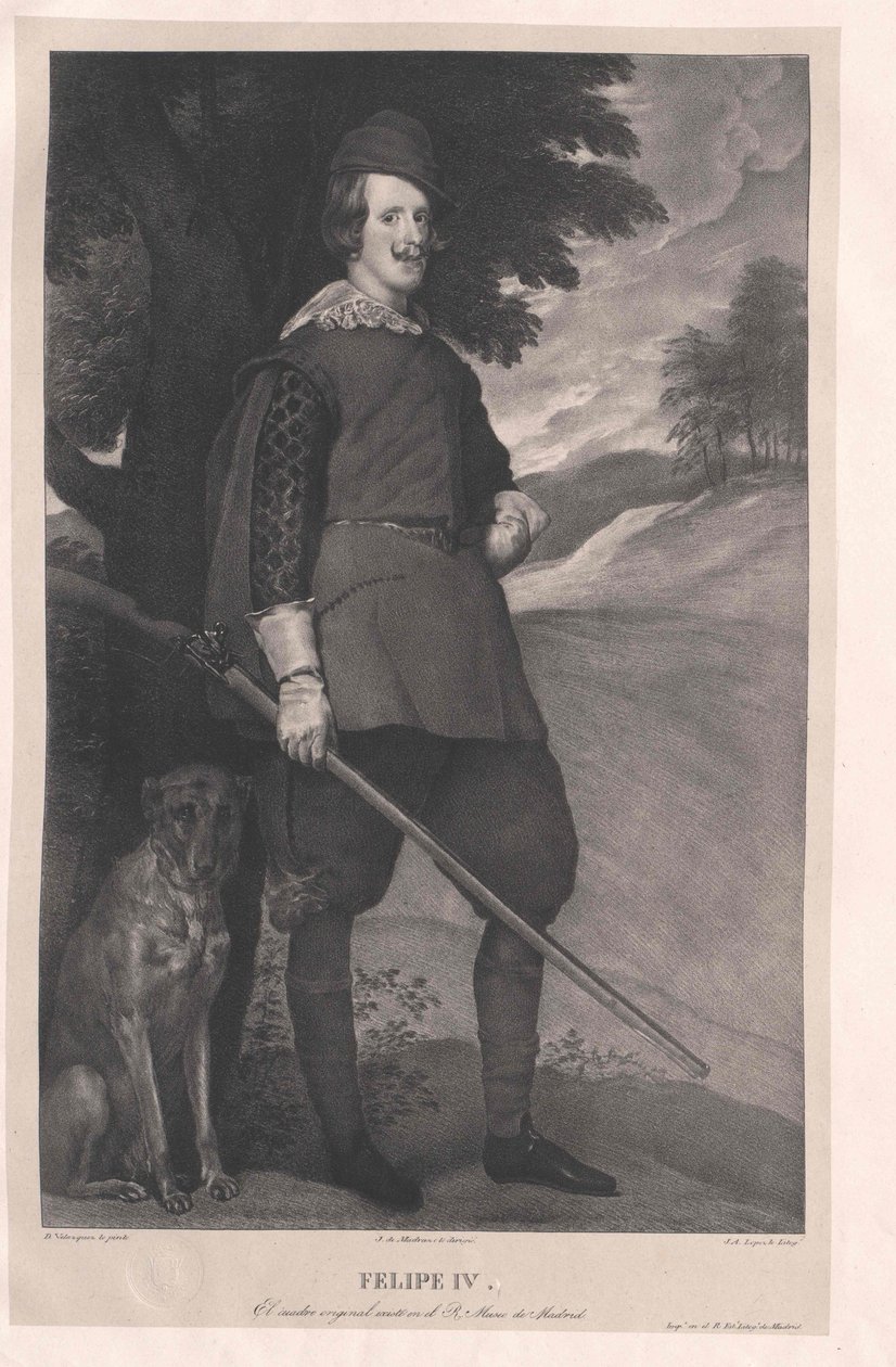 Rei de Espanha Filipe IV de Artist Unknown