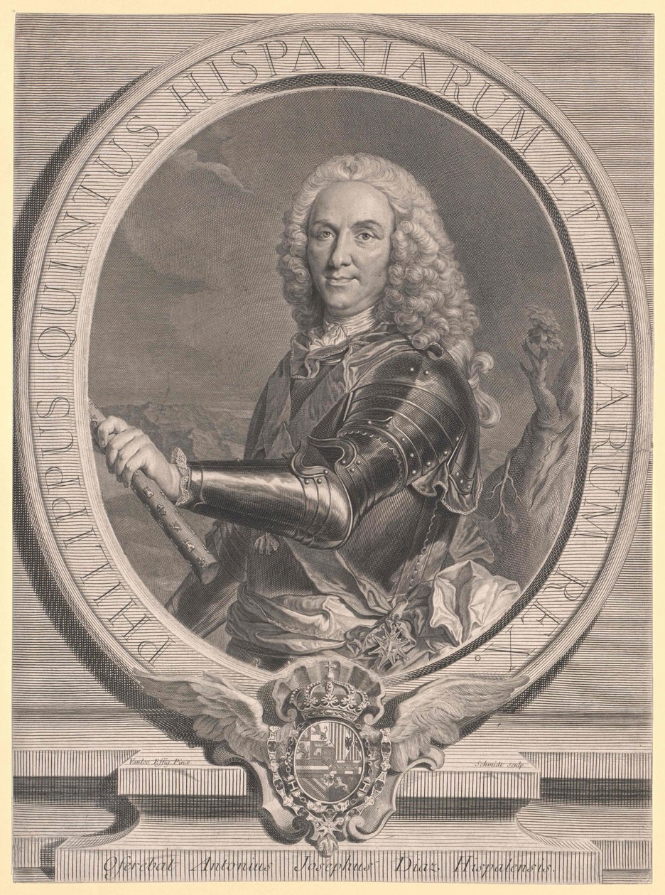 Rei de Espanha Philipp V. de Artist Unknown