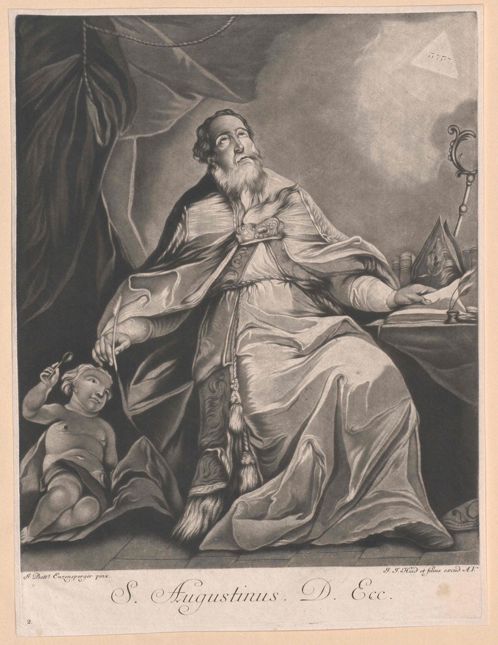 Santo Agostinho de Hipona de Artist Unknown