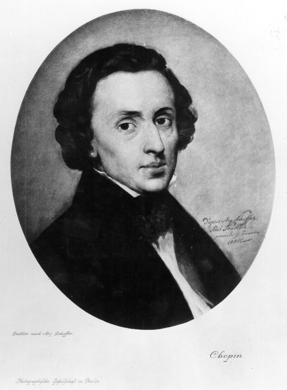 Chopin, 1858 (guache) de Ary Scheffer