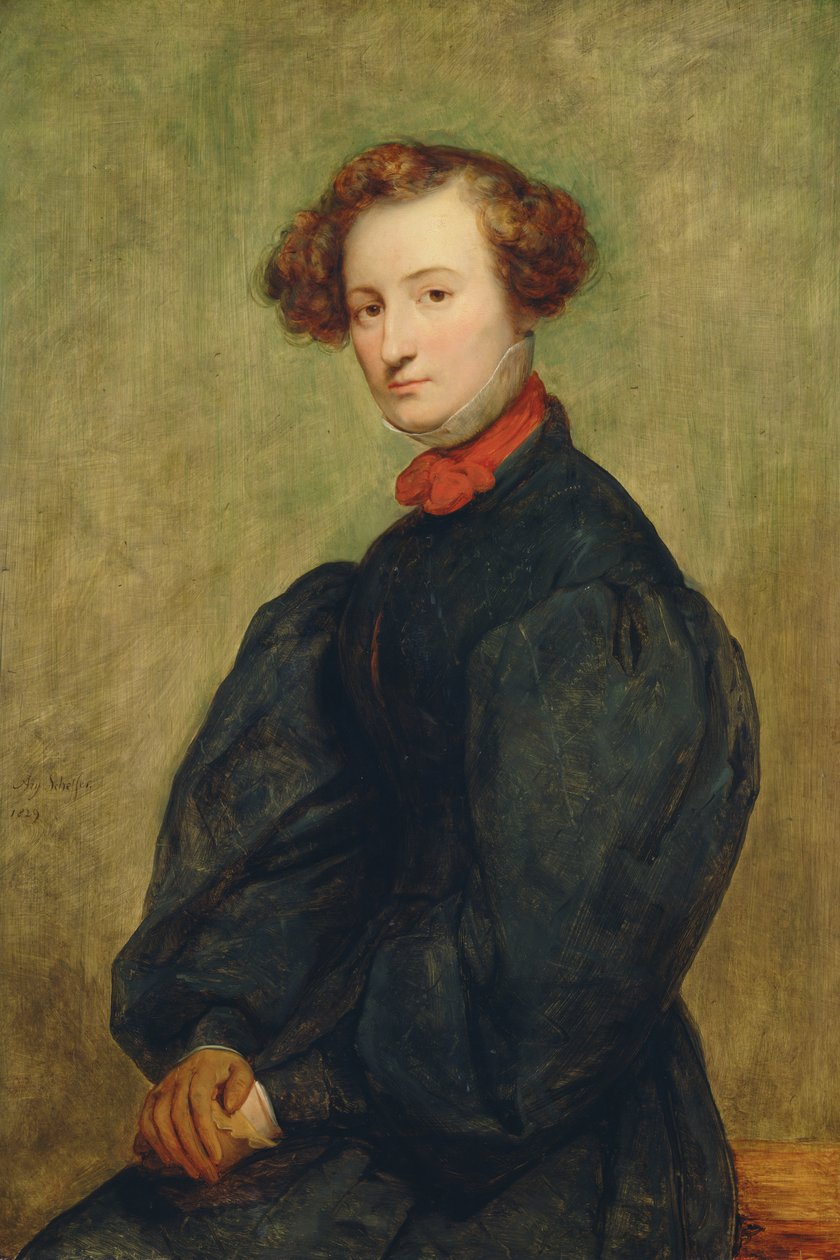 Felicie de Fauveau, 1829. de Ary Scheffer