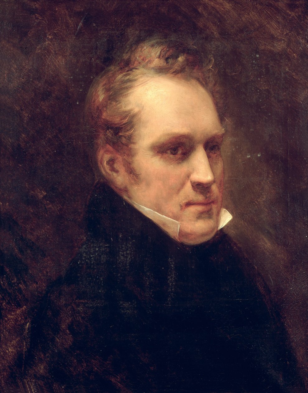 Retrato de Aimable-Guillaume-Prosper Brugiere (1782-1866) Barão de Barante de Ary Scheffer