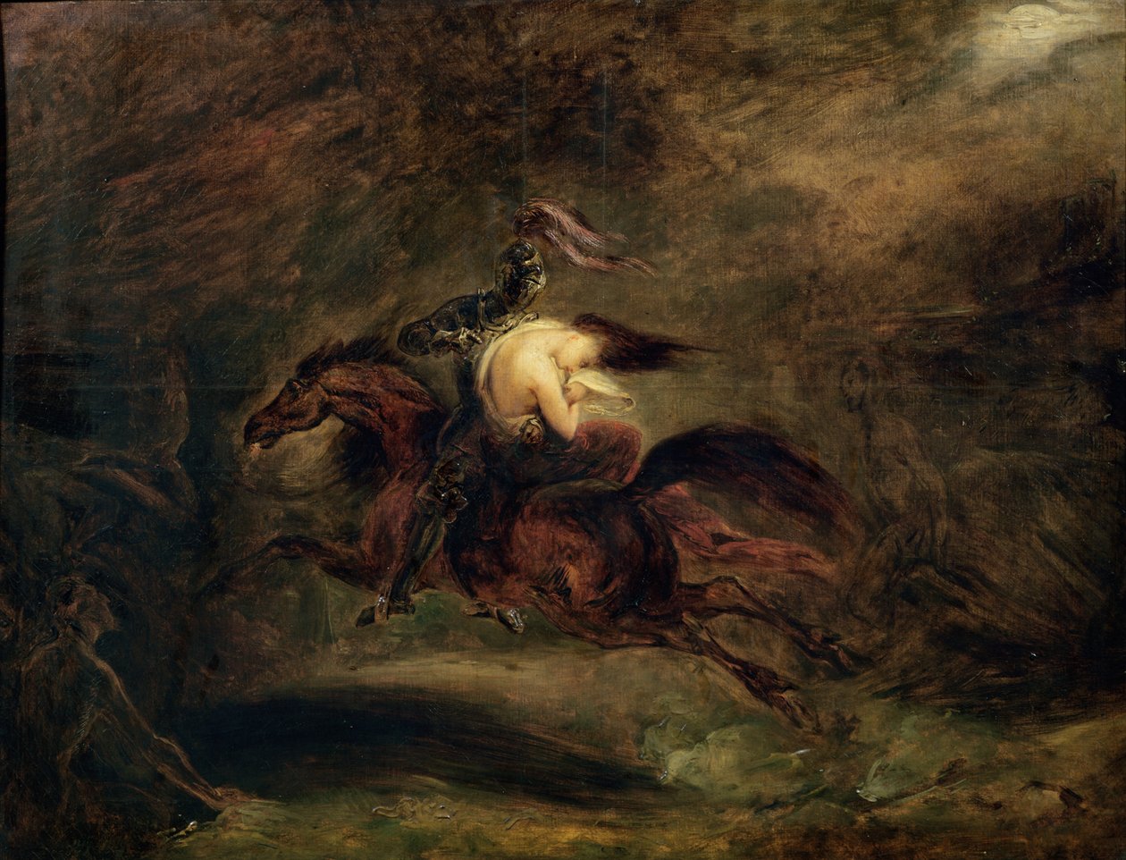 Os mortos vão rapidamente, 1830 de Ary Scheffer