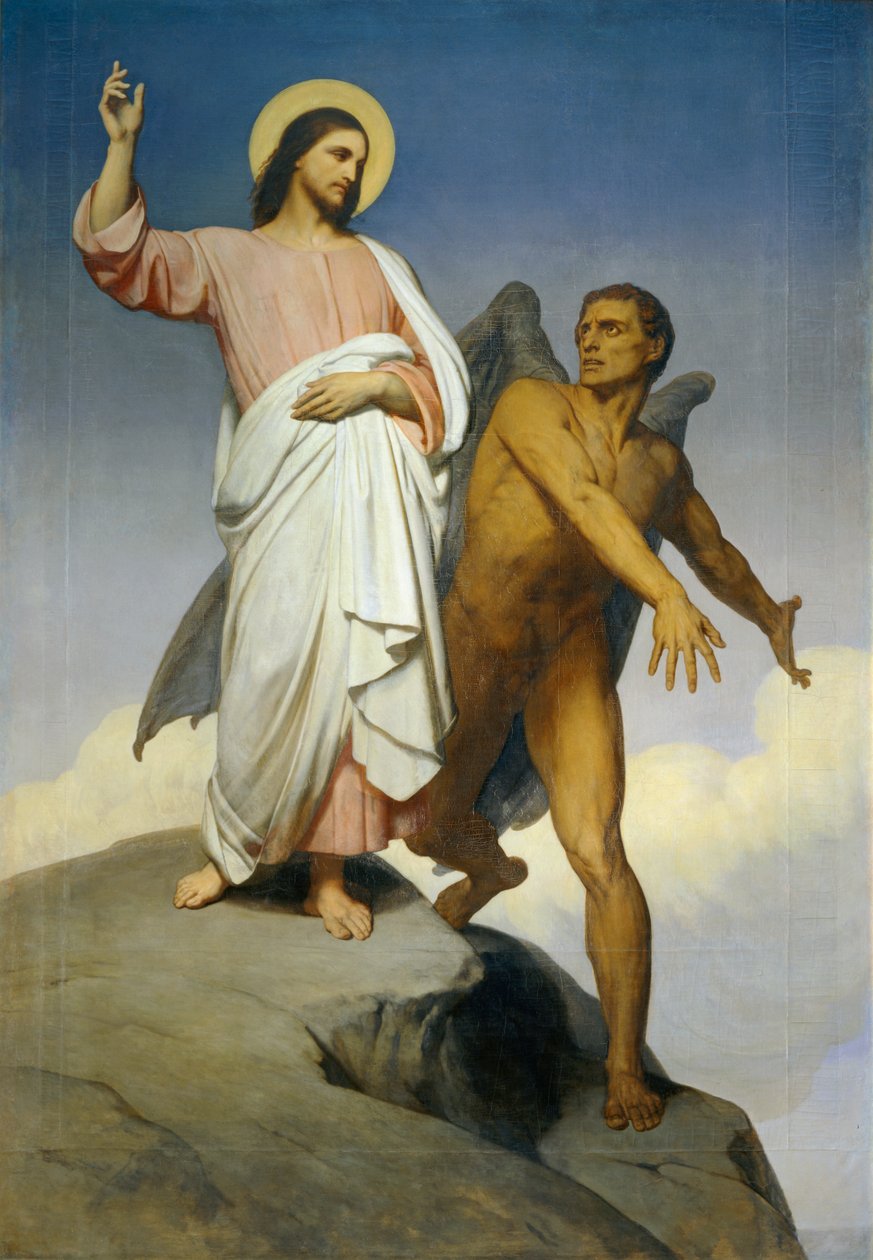 A tentação de Cristo ... de Ary Scheffer