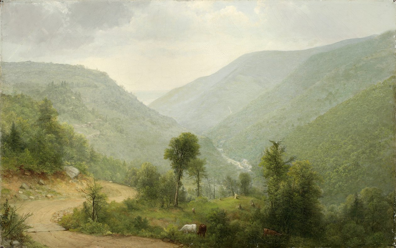 Cravo de Catskill, NY, 1864 de Asher Brown Durand