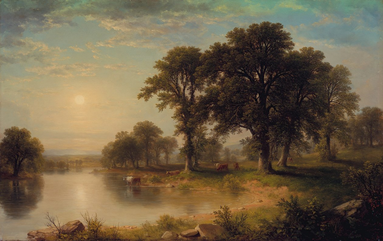 Tarde de verão, 1865. de Asher Brown Durand