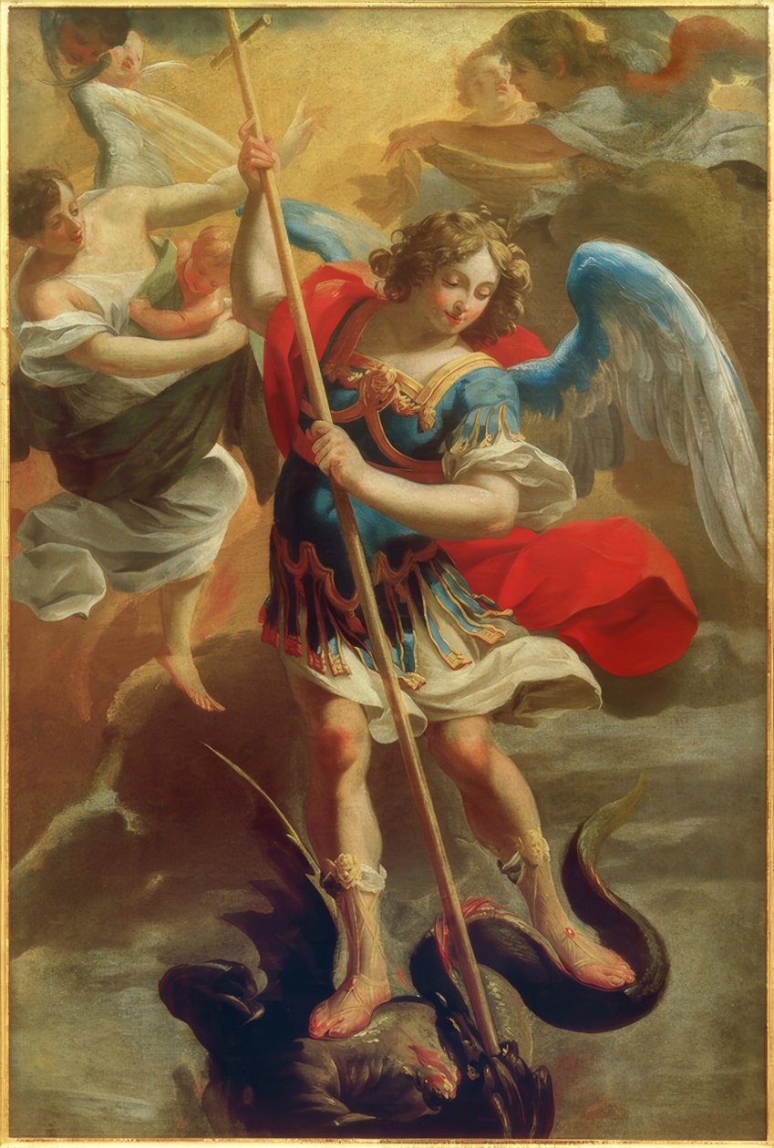 O Arcanjo Miguel de Aubin Vouet