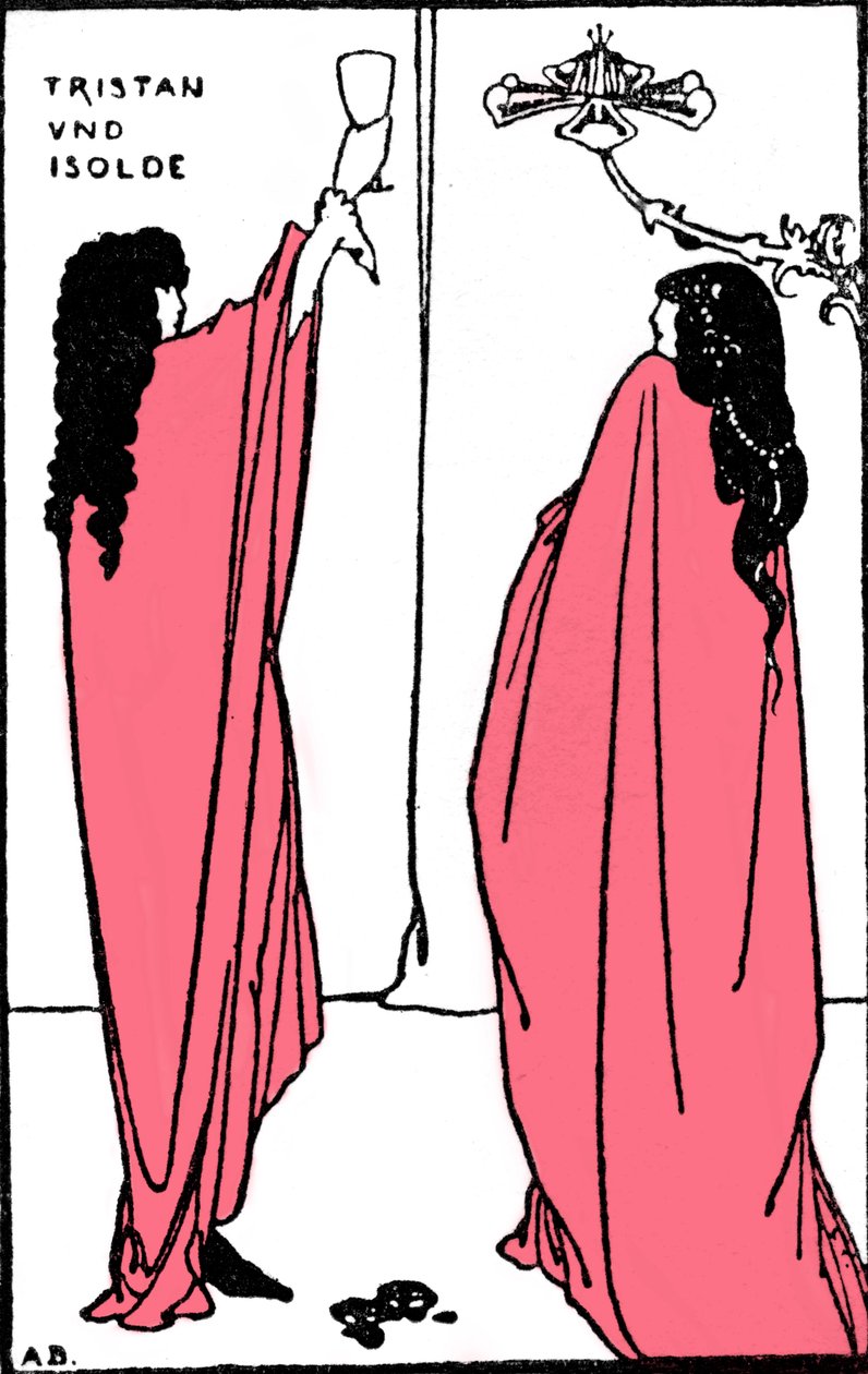 Tristan e Isolda de Richard Wagner de Aubrey Beardsley