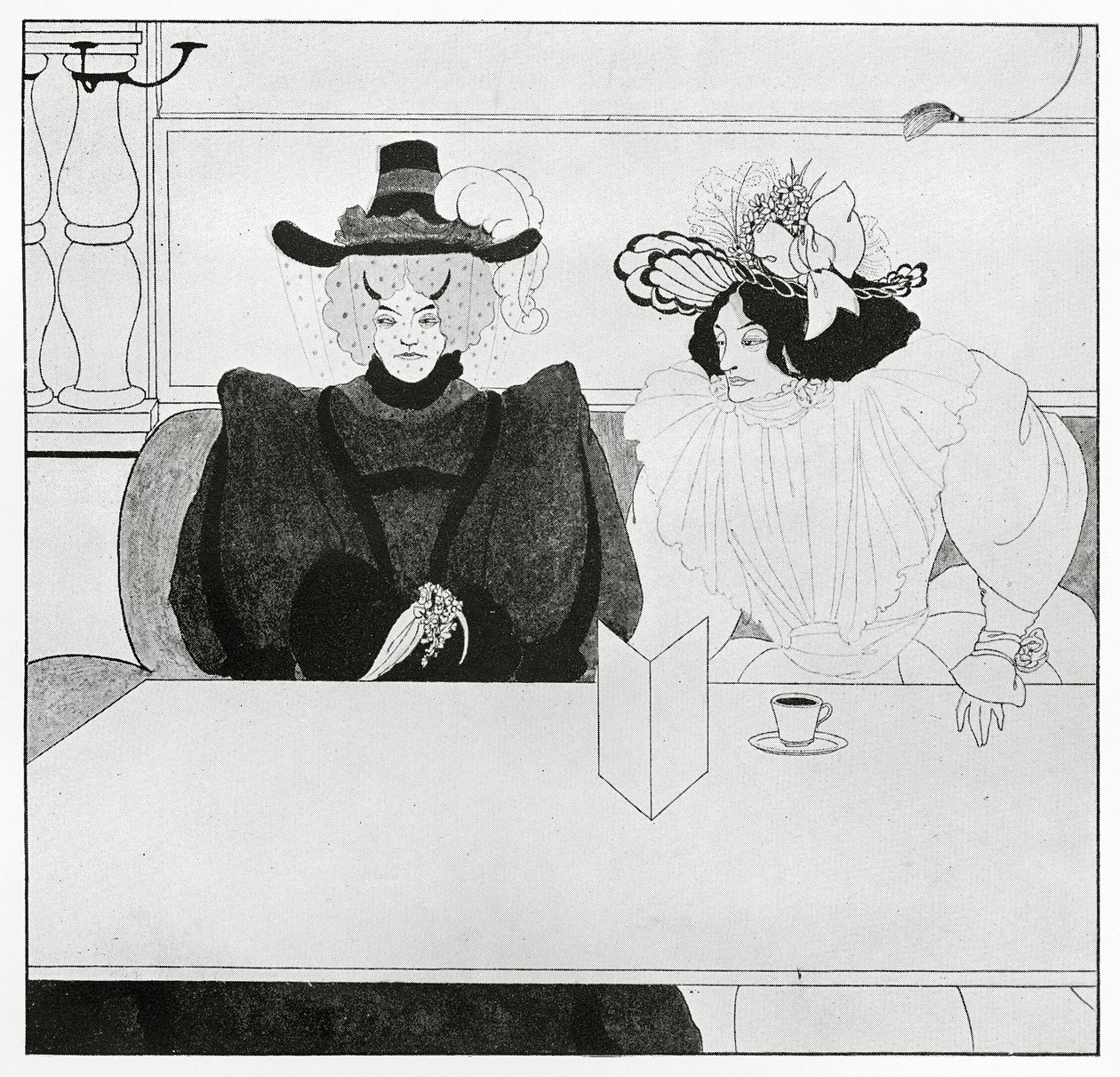 Café Preto, 1895 de Aubrey Beardsley