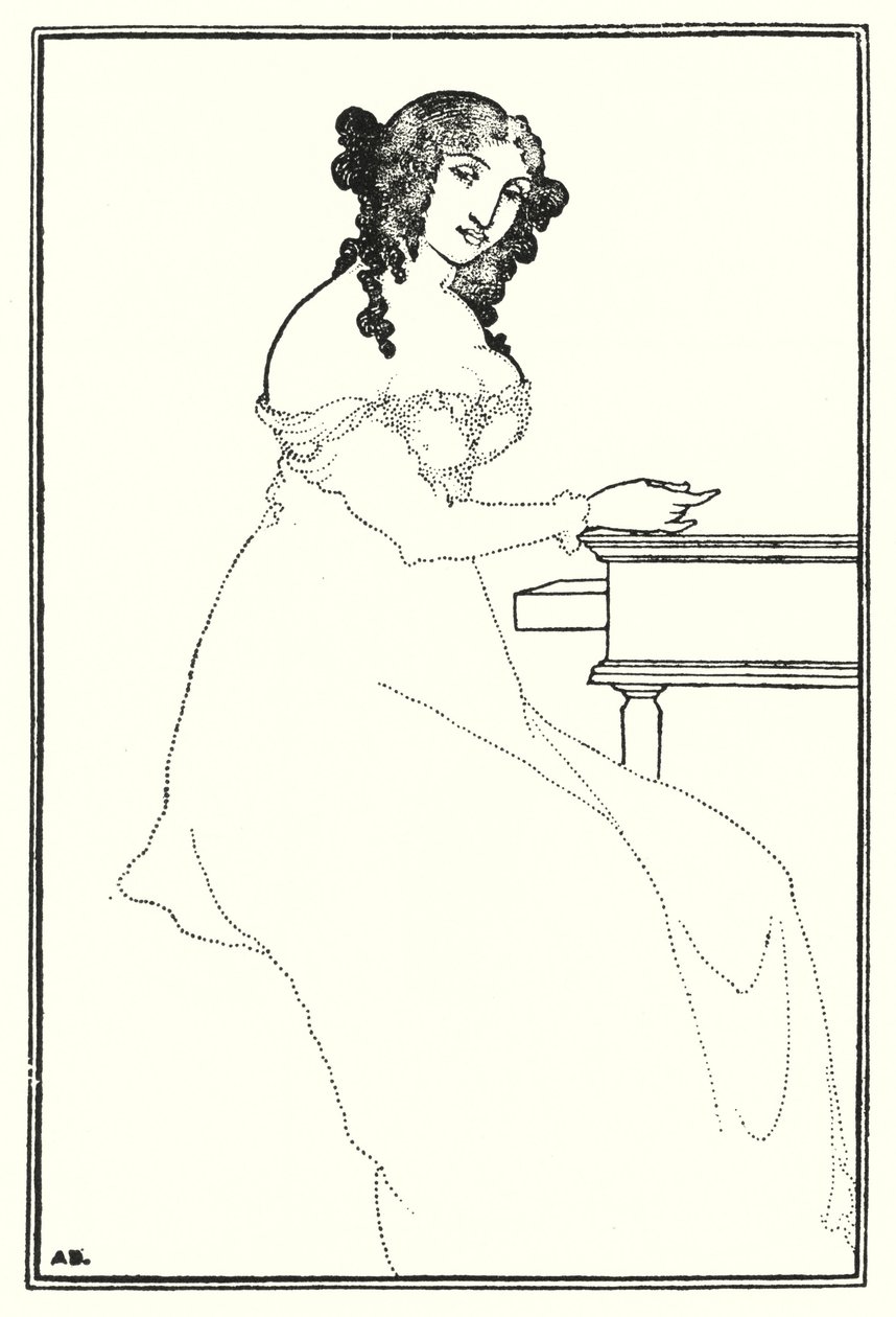 Frontispício de Aubrey Beardsley