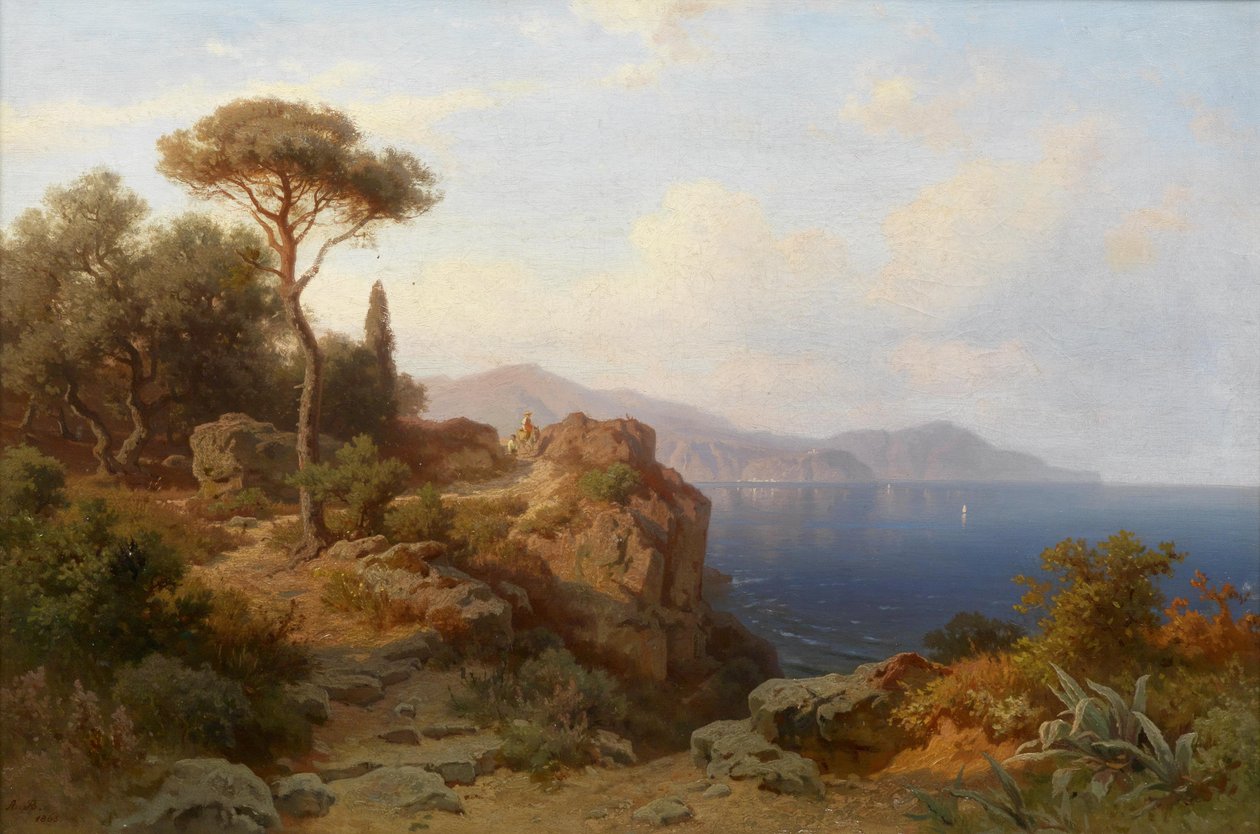 Costa, perto, agradável de August Behrendsen