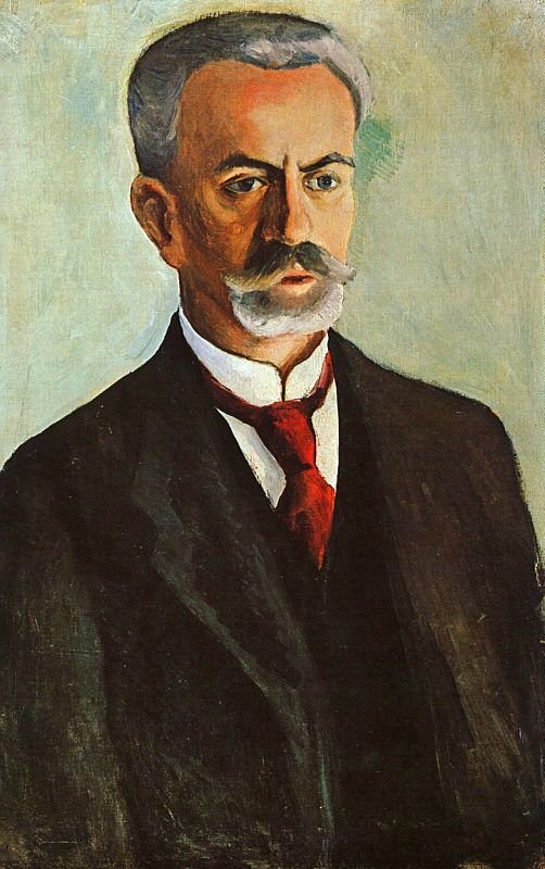Retrato Bernhard Koehler de August Macke