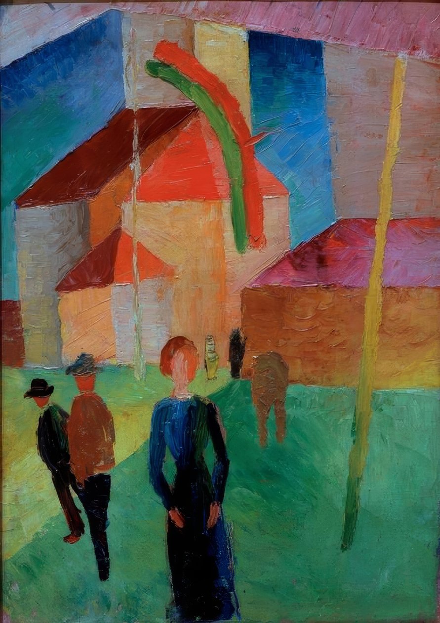 Igreja sinalizada de August Macke