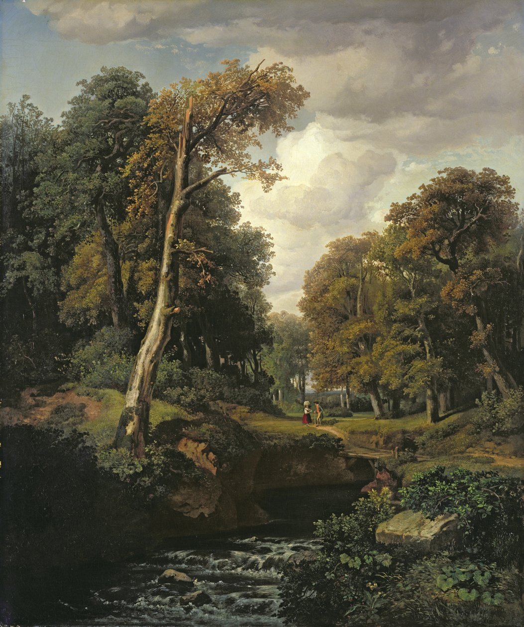 Paisagem, 1850 de August Weber