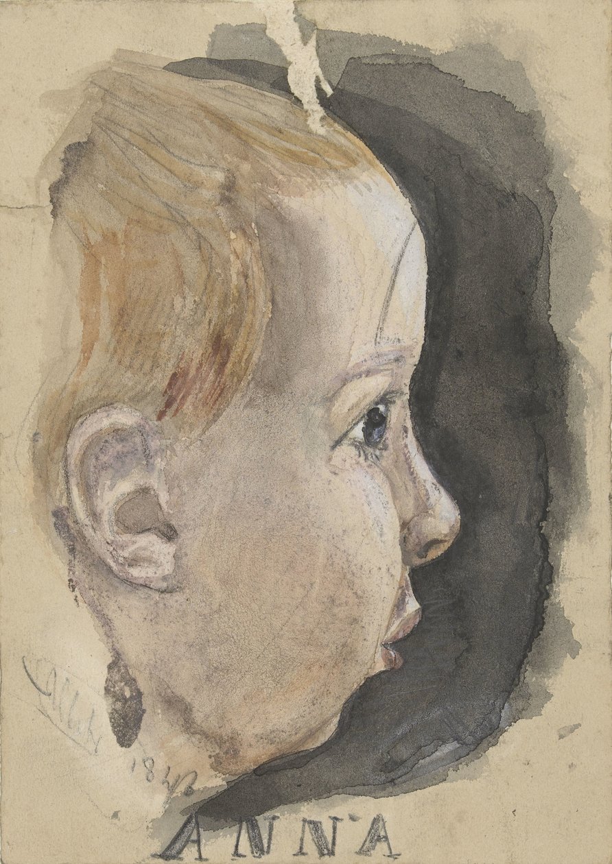 Retrato de Anna Allebé de August Allebe