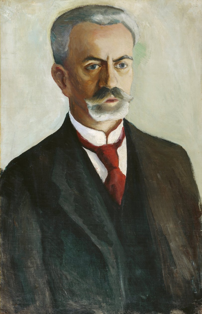 Retrato Bernhard Koehler de August Macke