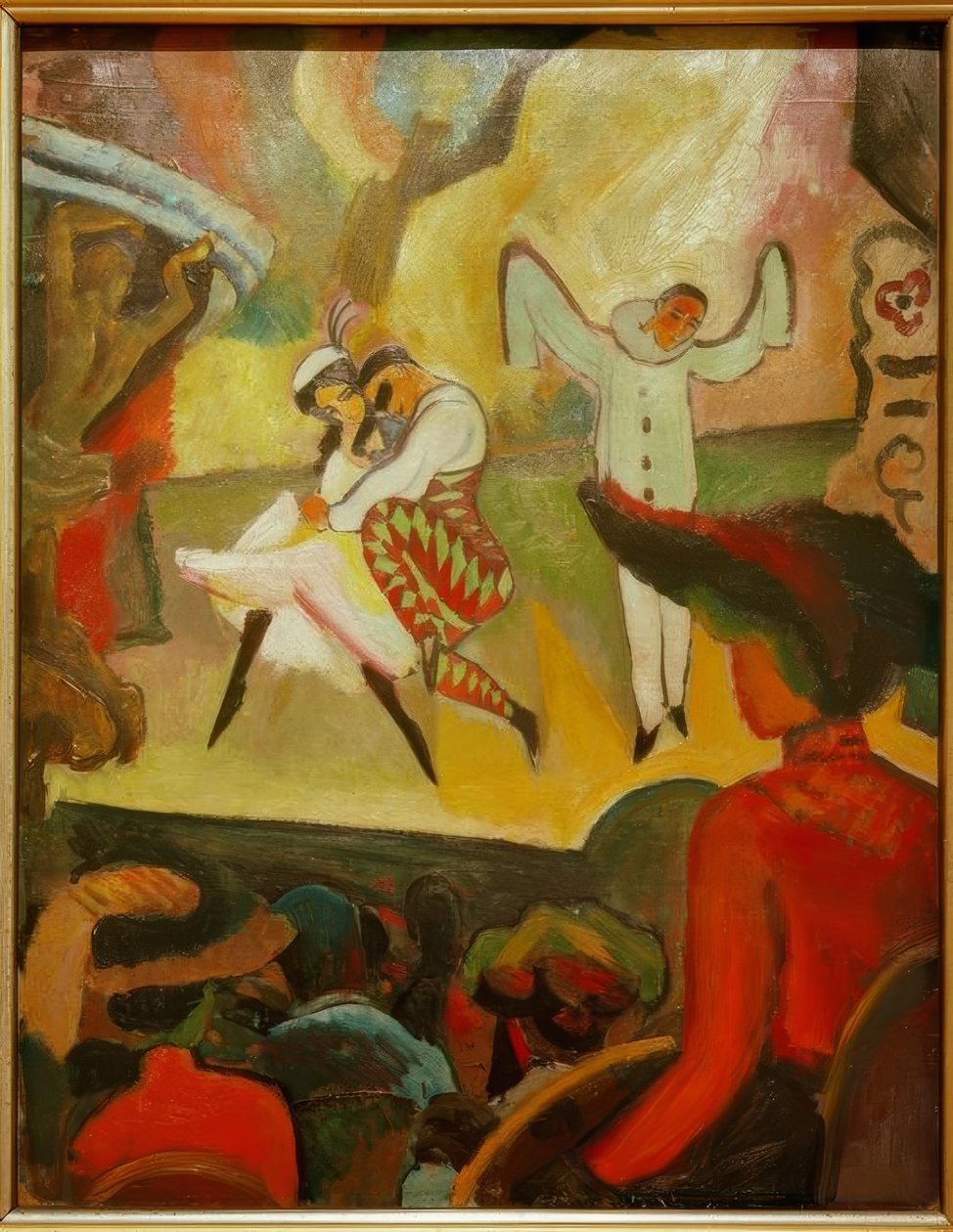 Balé russo I de August Macke