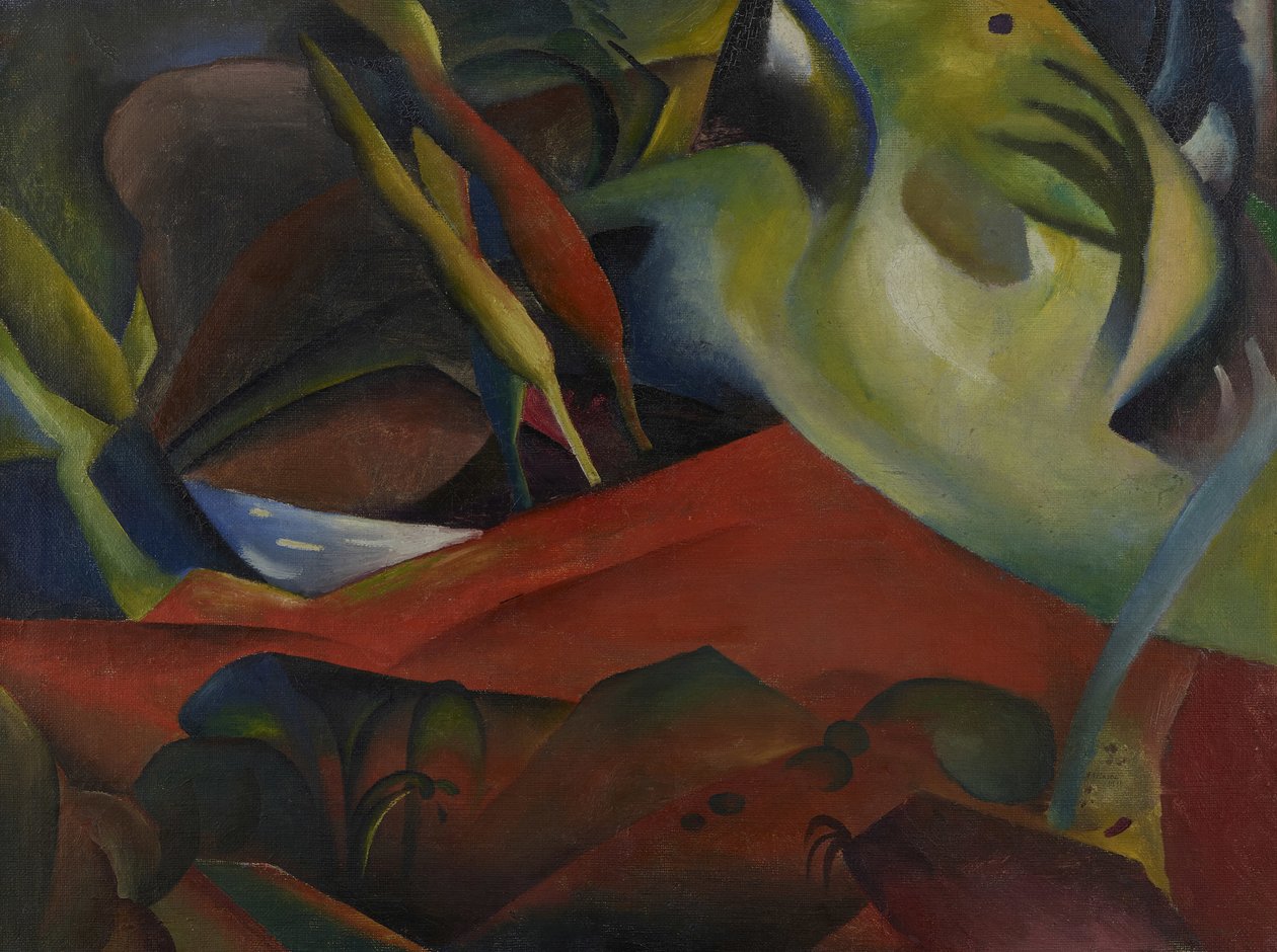 A tempestade, 1911. de August Macke