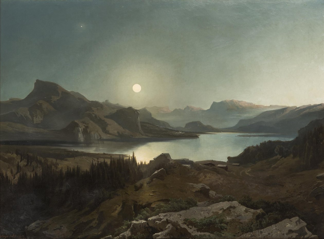 Lago Alpino de August Schaeffer von Wienwald