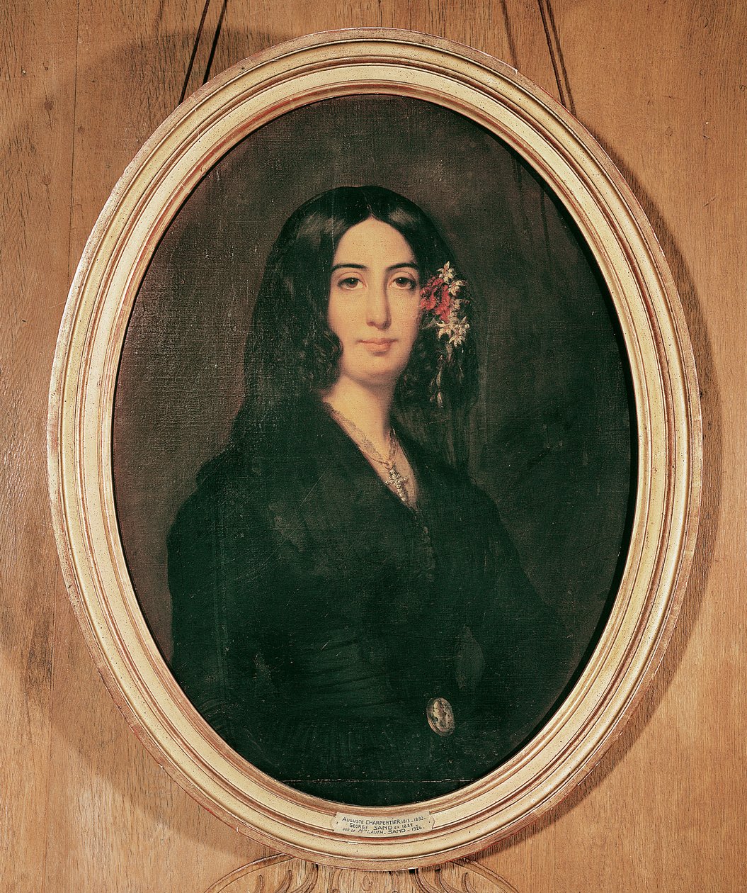 Retrato de George Sand (1804-76) de Auguste Charpentier
