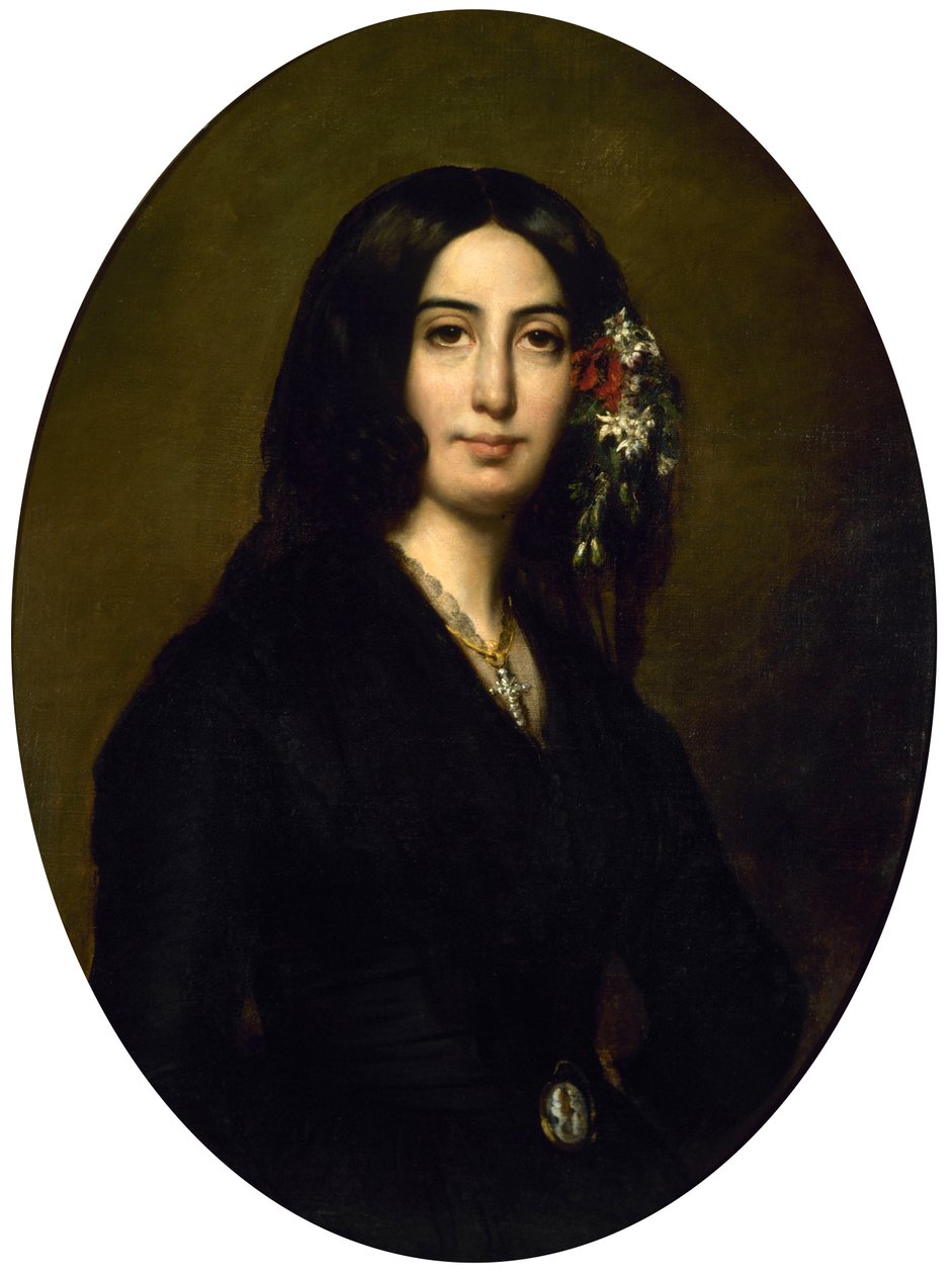 Retrato de George Sand de Auguste Charpentier