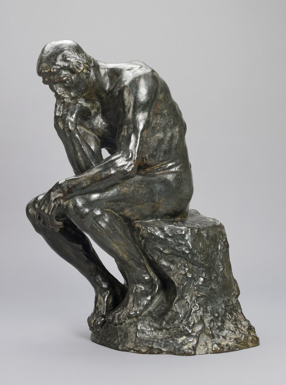 O Pensador (bronze) de Auguste Rodin
