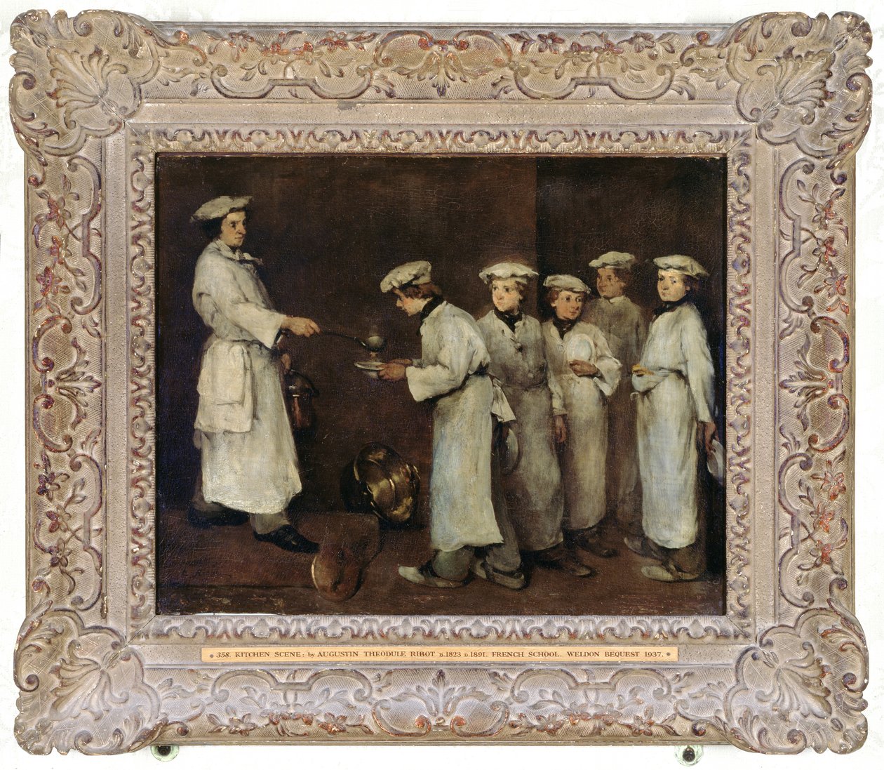 Cena da cozinha de Auguste Theodule Ribot
