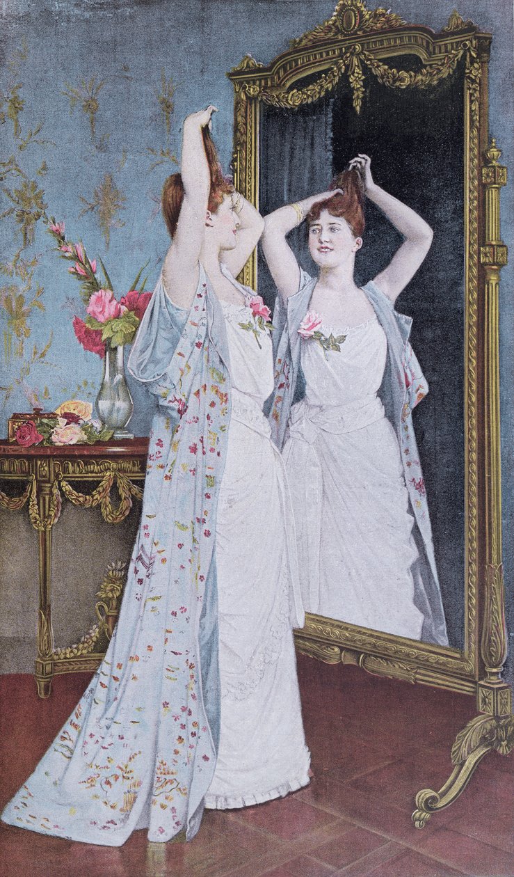 O banheiro, 1890 de Auguste Toulmouche