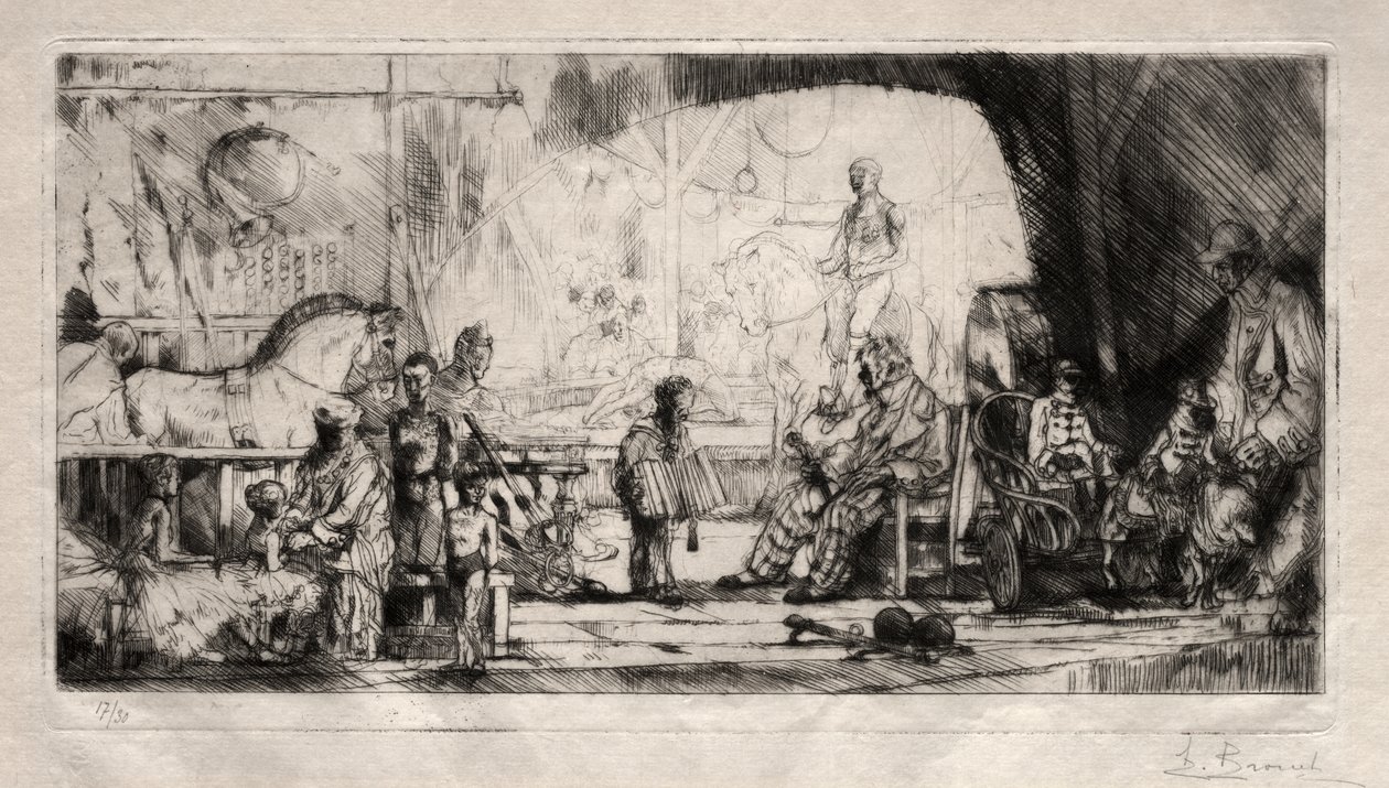 O Circo Pinder de Auguste Brouet