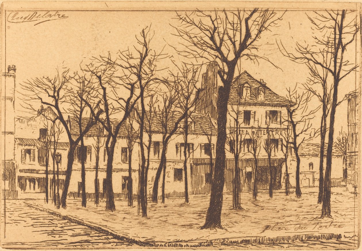 Place du Tertre de Auguste Delâtre