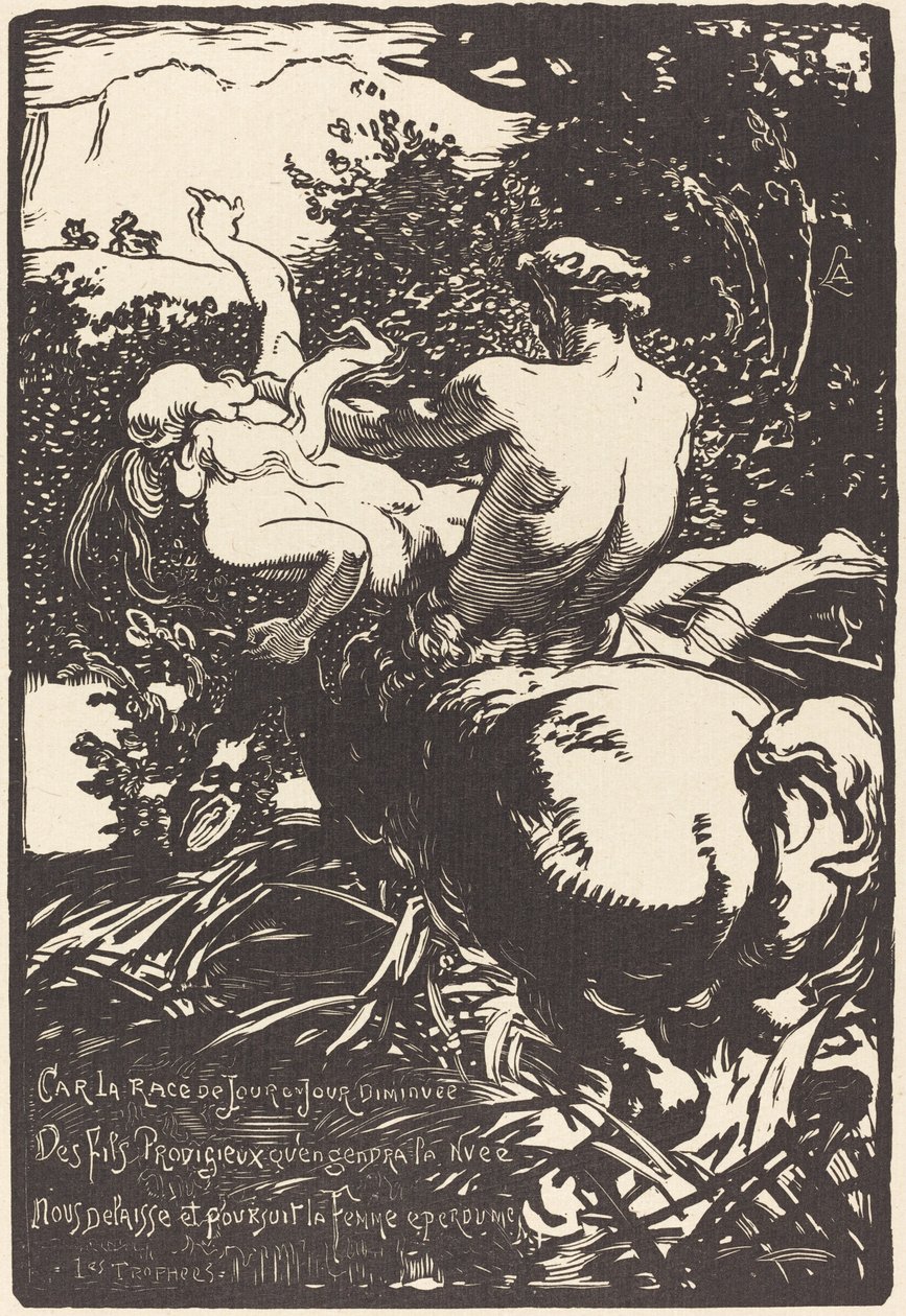 Centauro O centauro, 1896. de Auguste Lepere