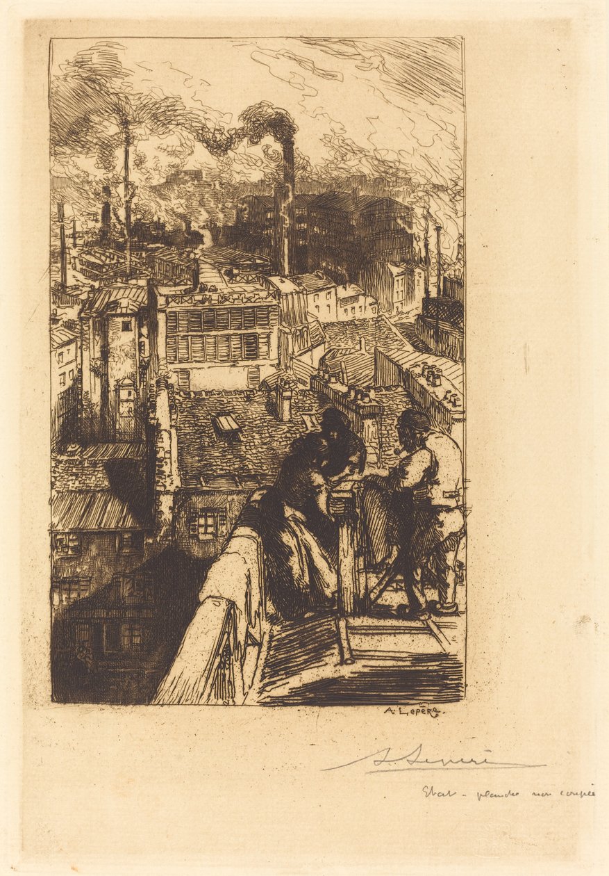 Bairro dos Gobelins de Auguste Lepere