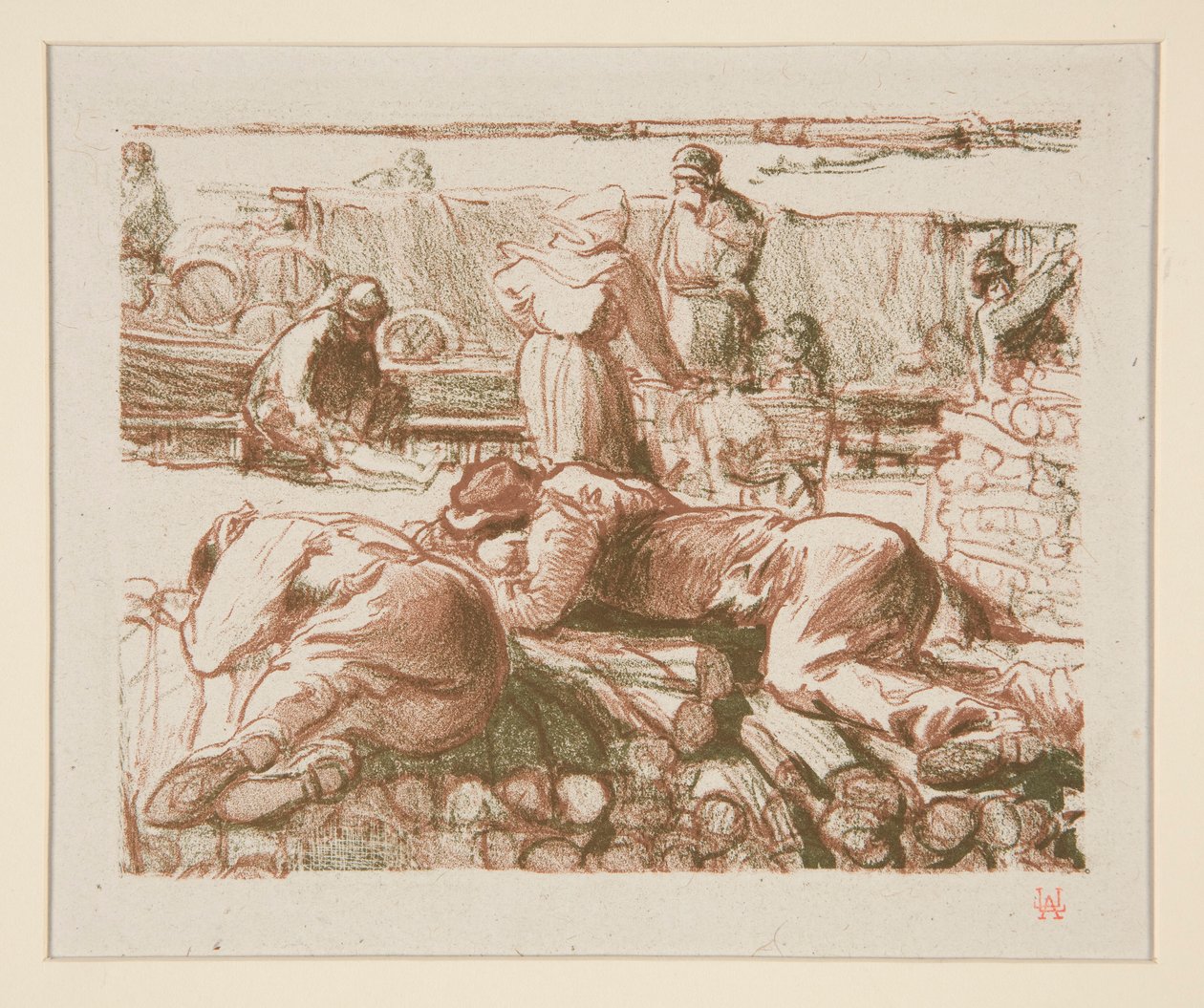 Ouvriers (Trabalhadores) de Auguste Lepere