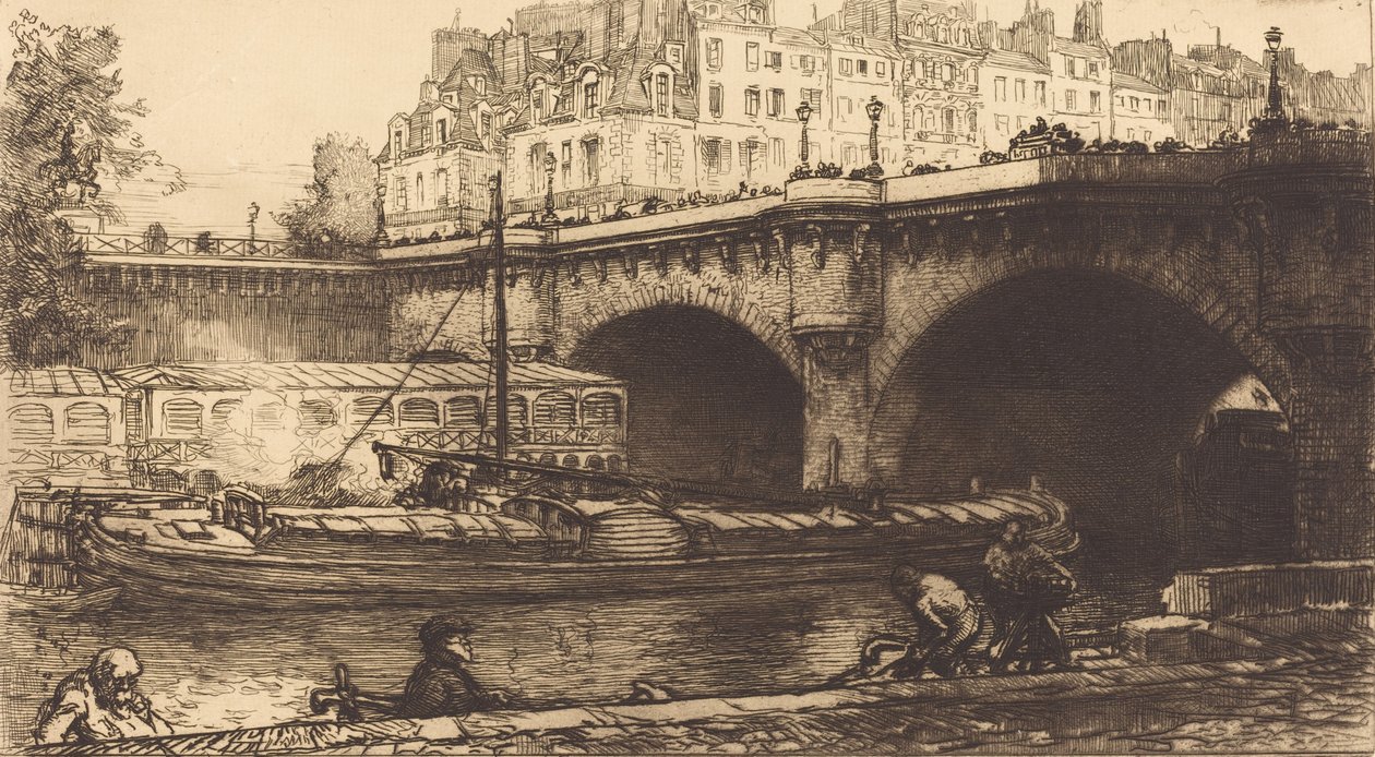 Ponte Nova, 1901. de Auguste Lepere