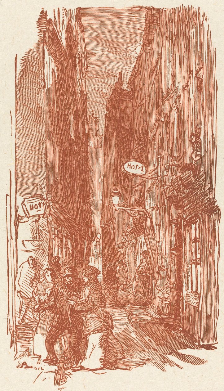 Rua Saint-Severin de Auguste Lepere