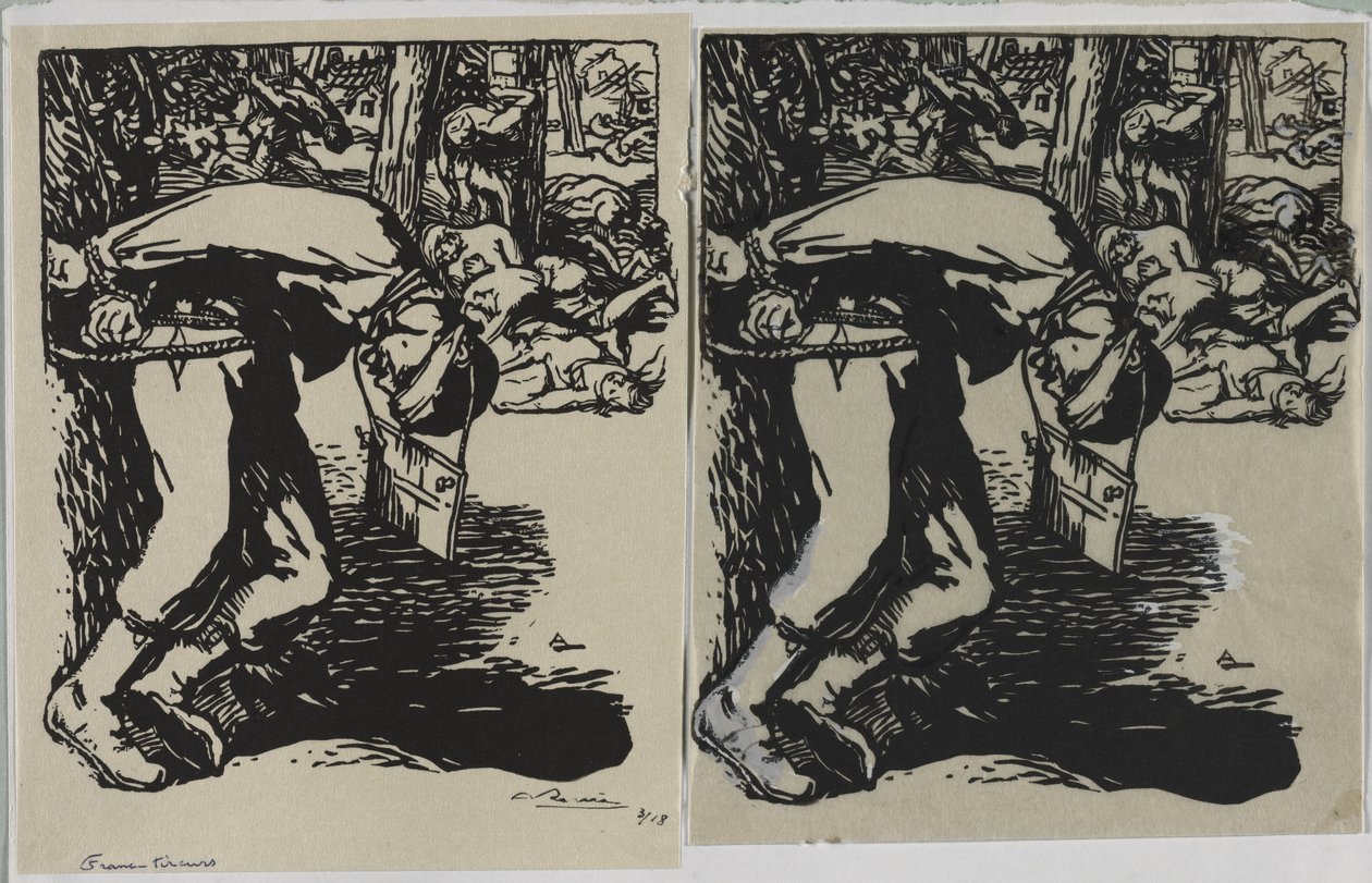 Franc-Tireurs, 1914. de Auguste Louis Lepère