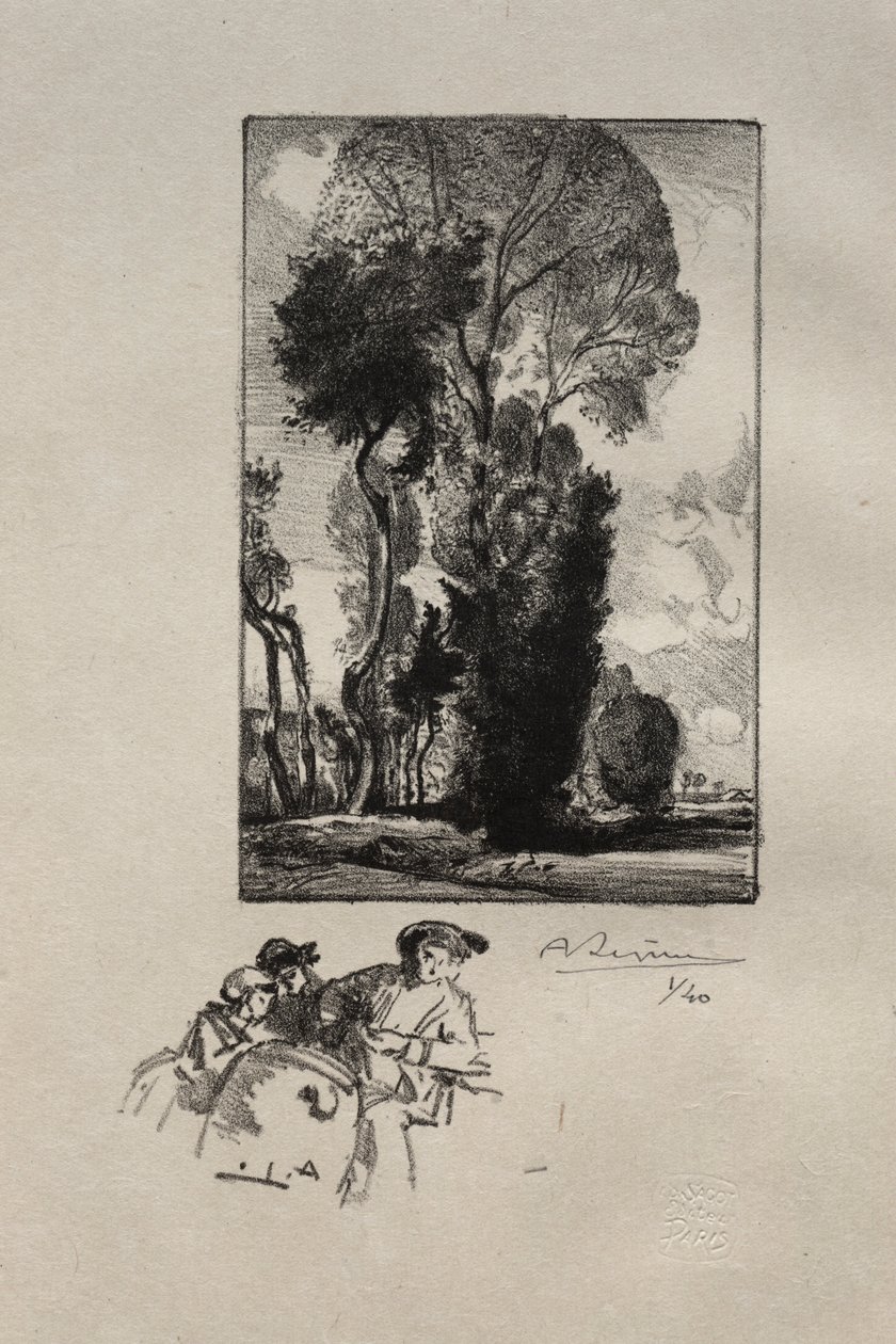 O Bocage. de Auguste Louis Lepère
