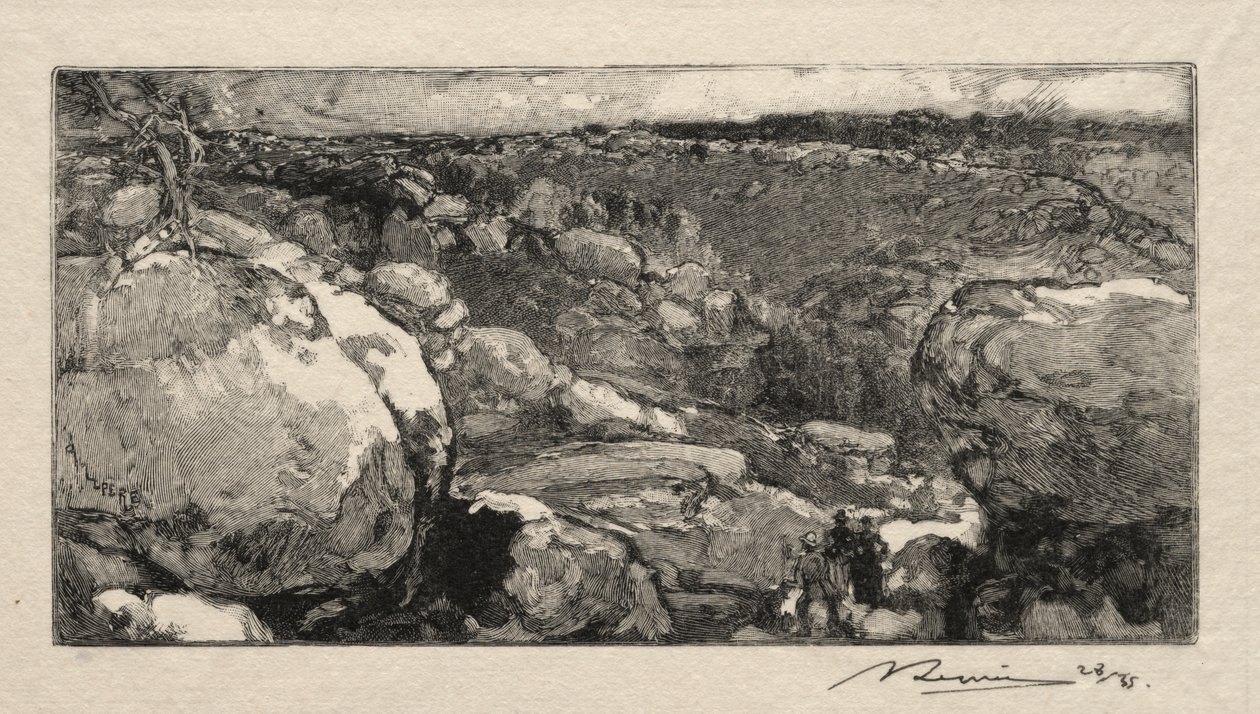 O circo Long Rocher de Auguste Louis Lepère