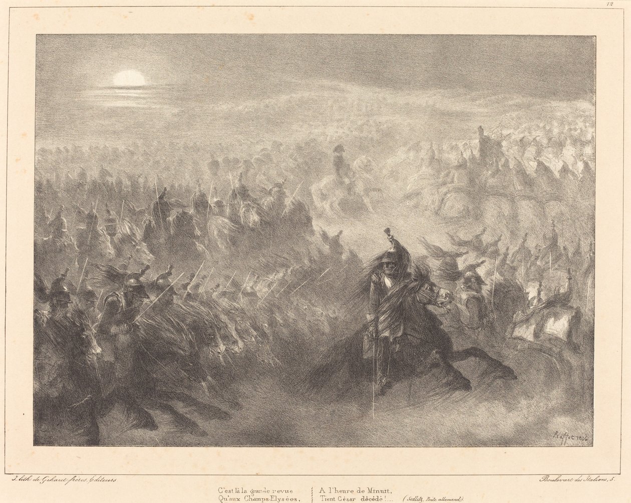 Revisão noturna de Auguste Raffet