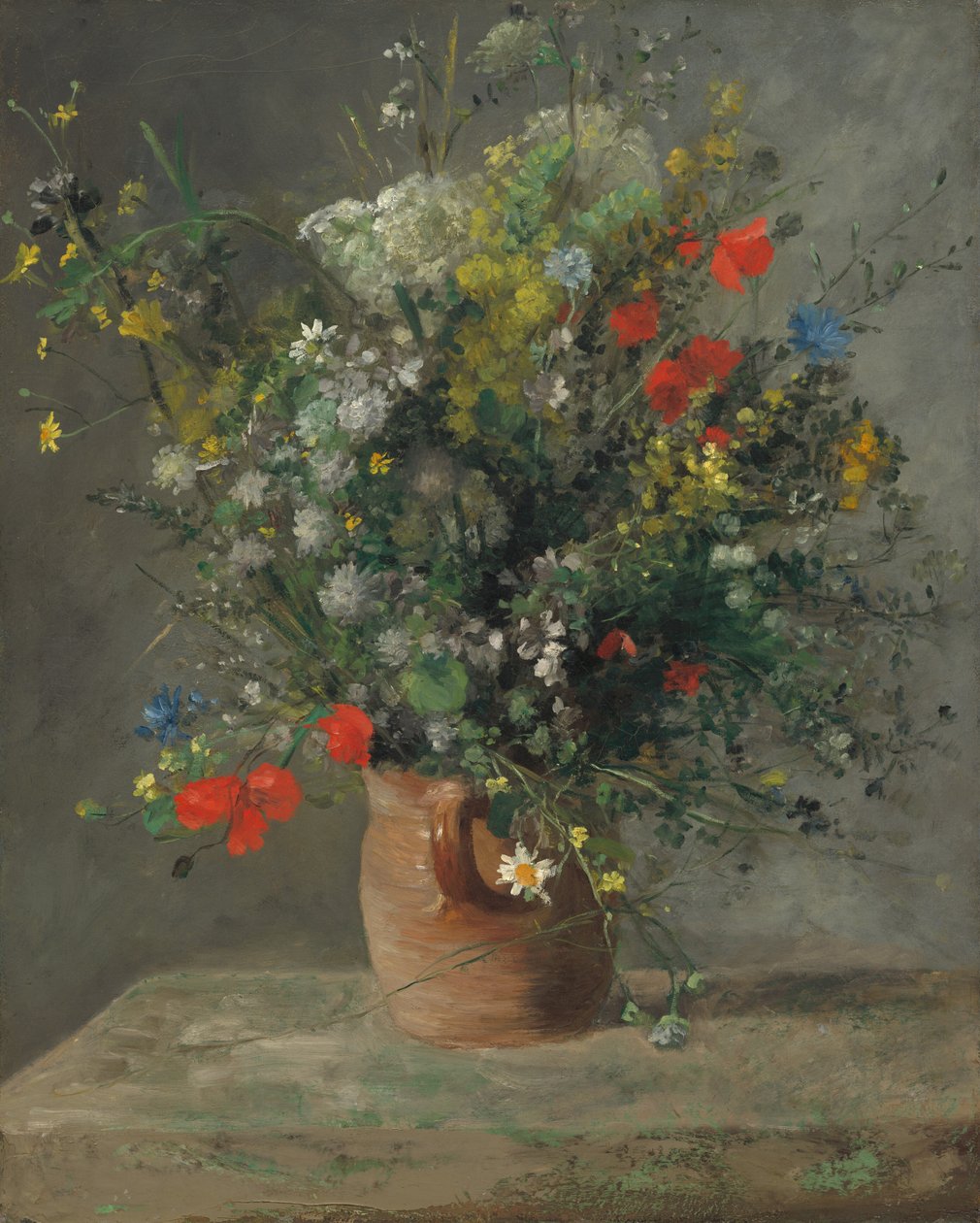 Flores em um vaso de Auguste Renoir