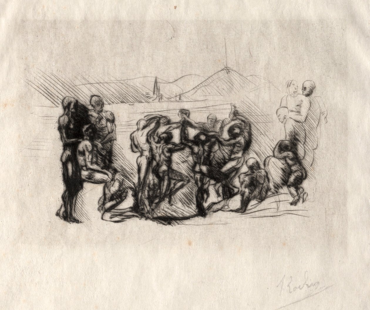 La Ronde, 1883. de Auguste Rodin