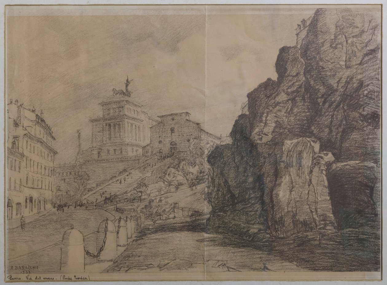 Paisagem de Roma de Augusto Baracchi
