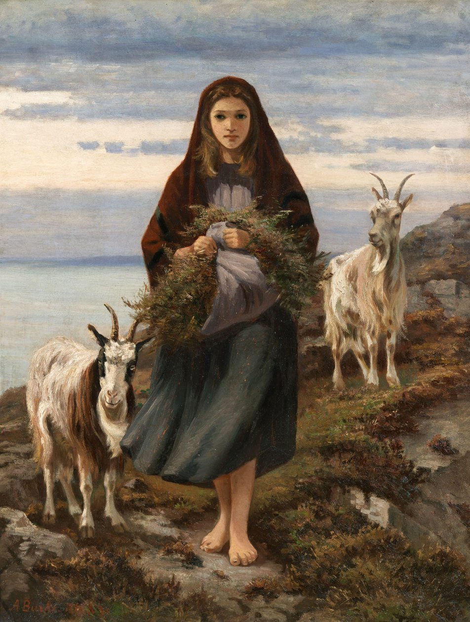 Menina Connemara de Augustus Nicholas Burke