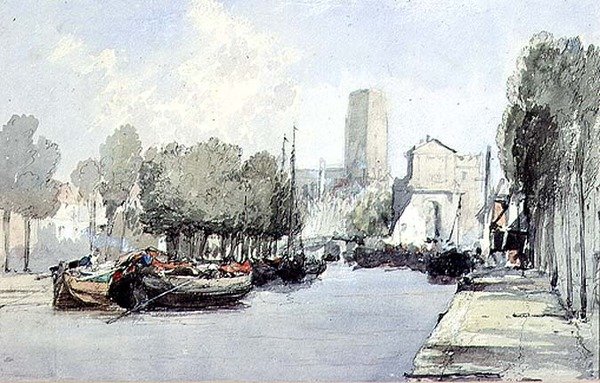 Dordrecht (desenho) de Augustus Wall Callcott