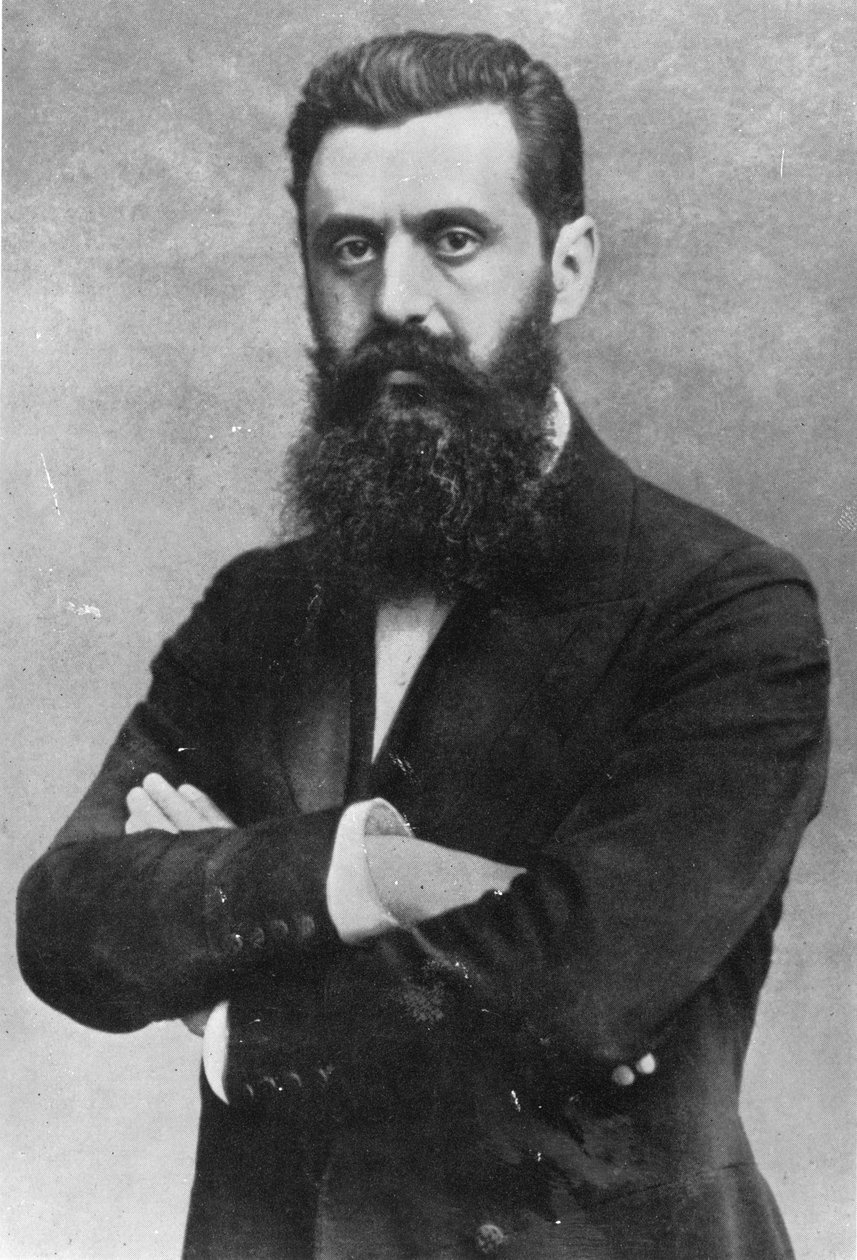 Theodor Herzl, 1903 de Austrian Photographer