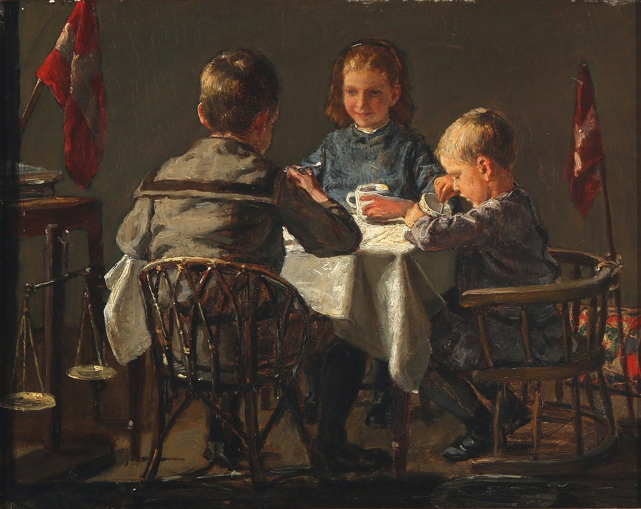 Os três filhos do artista de Axel Helsted