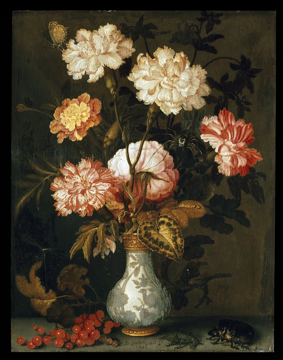 Um vaso de flores de Balthasar van der Ast